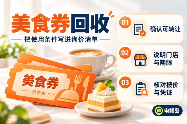 美食券回收怎么判断值不值得？把门店、期限和使用门槛算清楚